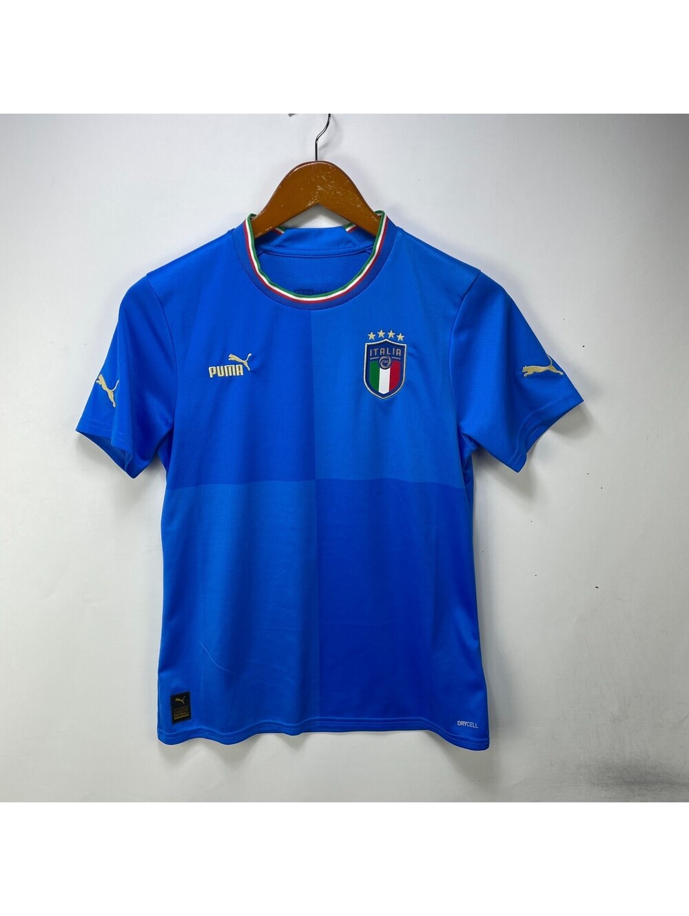 Vintage Puma Italy National Team Home Soccer Jersey S